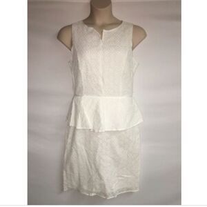Max Studio Dress Womens Size 12 Off White NWT $118